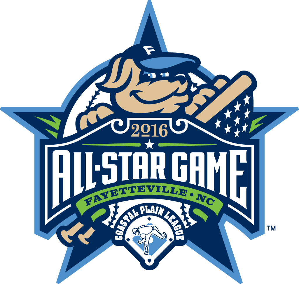 Coastal Plain League All-Star Game 2016 Primary Logo iron on heat transfer